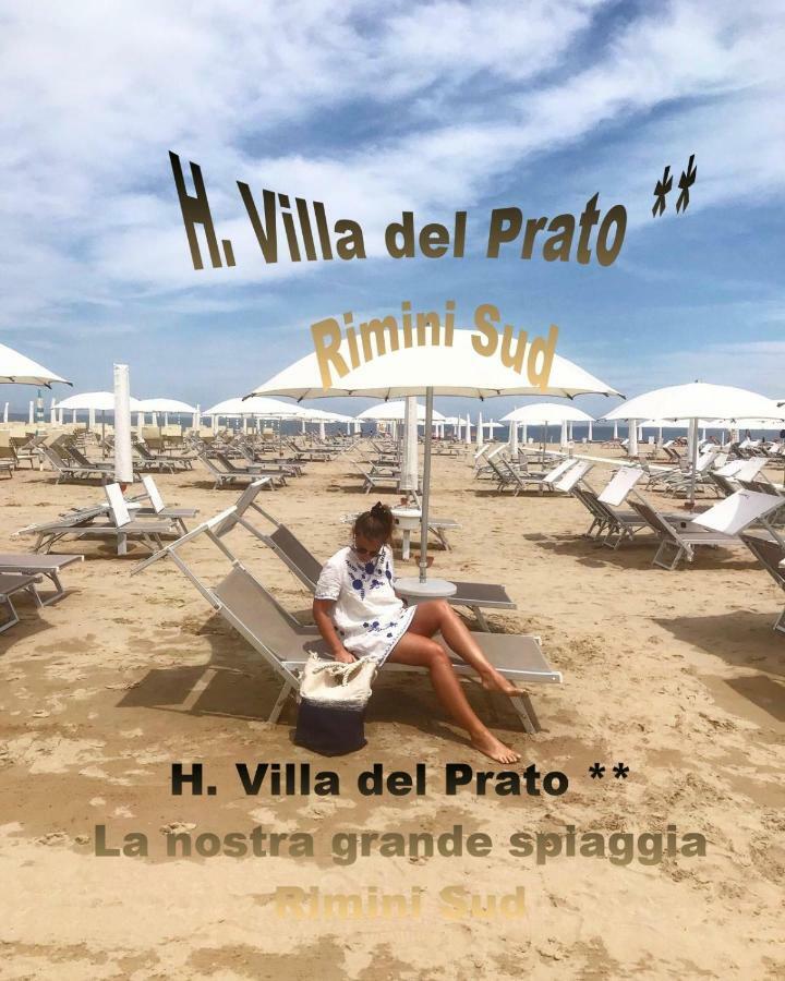 Hotel Villa del Prato cucina romagnola e possibilità Pacchetto Spiaggia Bellariva Di Rimini Exterior foto